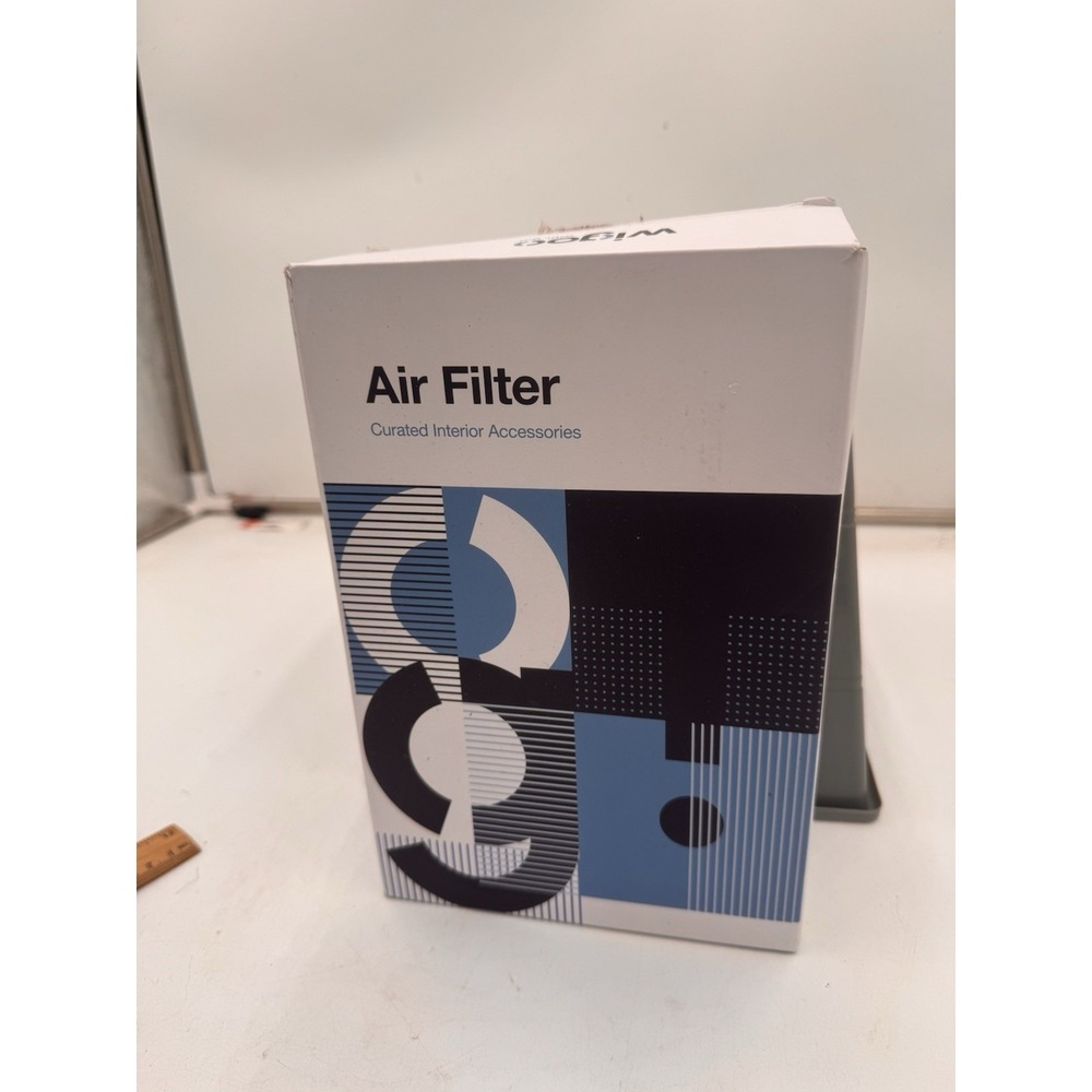 Wigoo 2025 Upgrade Air Filter 2 Pack Replacement Filters w/Screws New Open Box